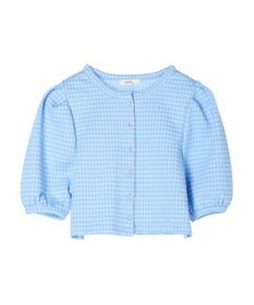 earth music&ecology カットジャガードカーディガン