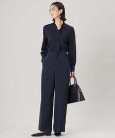 自由区 【セットアップ対応・洗える】トリアセダブルクロス ワイドパンツ