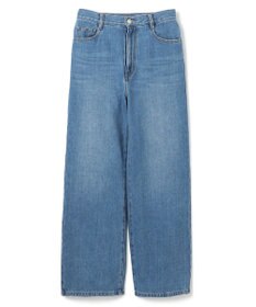 BEIGE， 【洗える】NAVIGLIO / フルレングスデニムバギーパンツ