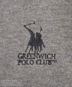 Green Parks GREENWICH POLO CLUB(TM)布帛ドッキングポロニットプルオーバー