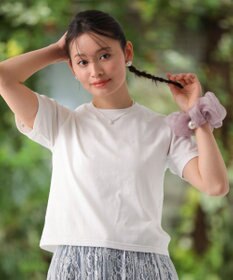 Green Parks ・ＨＡＬＦ　ＴＩＭＥ　大粒パール付きヘアシュシュ