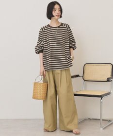 AMERICAN HOLIC フレアラグランボーダーロンＴ