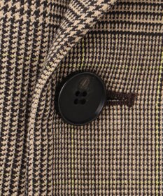 uncrave グレンチェック ジレ