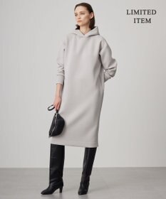 ICB 【WEB限定・洗える】ソフトダンボール フーディワンピース