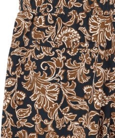 UNFILO 【ウエストゴム】プリント イージーパンツ