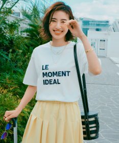 UNFILO BEAUTY FORM ロゴ刺繍 半袖Tシャツ