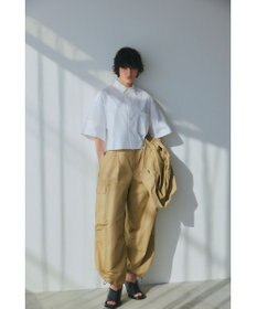 NAVE 【ReNave・セットアップ可/洗える】コットンリネンカルゼ  カーゴパンツ