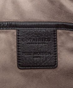 GOTAIRIKU 別注/日本製【PELLE MORBIDA×GOTAIRIKU】レザー フラップトートバッグ