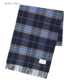 MOONBAT MACKINTOSH PHILOSOPHY(マッキントッシュ フィロソフィー）カシミヤ100％ クラシカルチェックマフラー