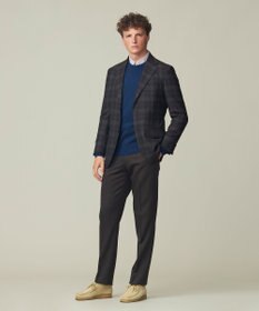 J.PRESS MEN カシミア サドルショルダー クルーネック ニット