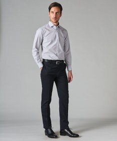 GOTAIRIKU 【形態安定】PREMIUMPLEATS_スモールワイドカラー 通年ドレスシャツ