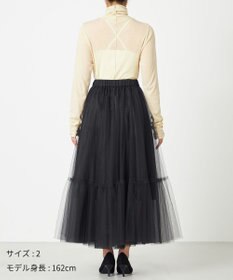 NAVE 【Nave・洗える】チュールフレアースカート