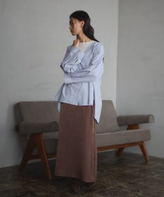 CRAFT STANDARD BOUTIQUE ダルサテンIラインスカート