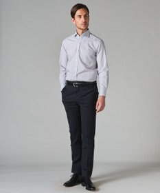 GOTAIRIKU 【形態安定】PREMIUMPLEATS_スモールワイドカラー 通年ドレスシャツ