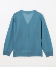 ANY L 【洗濯機可/接触冷感/アンチピリング】シアーニットVネックカーディガン