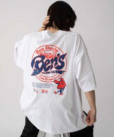 WEGO 【ユニセックス着用ITEM】別注BENDAVISサークルロゴグラフィックT（SS）