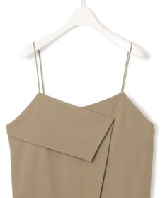 ICB L 【洗える】ウール2WAYストレッチ キャミソールブラウス