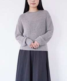 TOQUE 〈大草直子さんアドバイザー〉ベビーアルパカ×シルクハニカムニットトップス