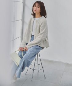 UNFILO L 【UNFILO DENIM/新色追加】撥水ストレッチ ルーズワイドデニム