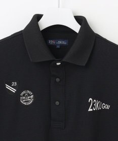 23区GOLF 【MEN】ハニカムカノコ半袖ポロシャツ