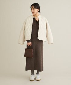 CRAFT STANDARD BOUTIQUE ポロ衿ニットワンピース