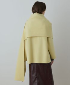 GRACE CONTINENTAL ストール付リバージップブルゾン