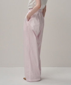 ATON NATURAL DYED COTTON LAWN | ツータックイージーパンツ