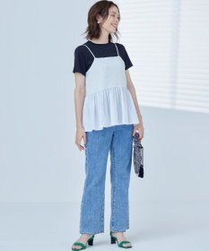 組曲 L 【WEB限定】レリーフジャガードキャミツインセット