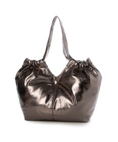 UNBILLION カシュカシュ cachecache / メタリックギャザーパッカブルトート