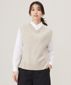 J.PRESS LADIES L 【洗える】MIX COLORED ニット ベスト