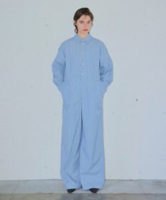 NAVE 【ReNAVE・セットアップ可/洗える/接触冷感/UVケア】コットンポリブロード オールインワン