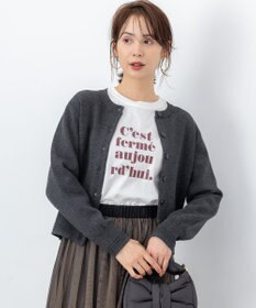 組曲 L 【加藤ローサさん着用】プリントロング Tシャツ