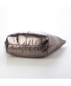 UNBILLION カシュカシュ cachecache / メタリックギャザーパッカブルトート