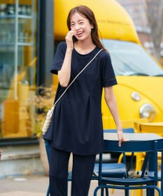 Tiaclasse L 【洗える・接触冷感・紫外線ケア・サラごこち】はしごレースチュニック