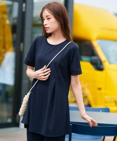 Tiaclasse L 【洗える・接触冷感・紫外線ケア・サラごこち】はしごレースチュニック