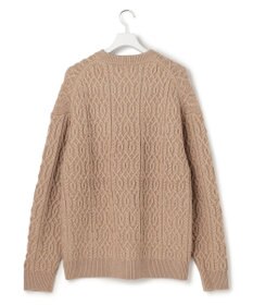 J.PRESS YORK STREET 【UNISEX】アランケーブル クルーネック ニット