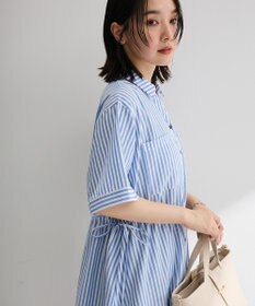 Green Parks ウエストリボンミディ丈ワンピース