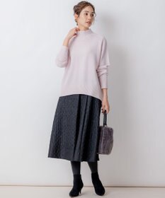 組曲 【8色展開・WEB限定】ウールカシミヤミックス ハイネック ニット