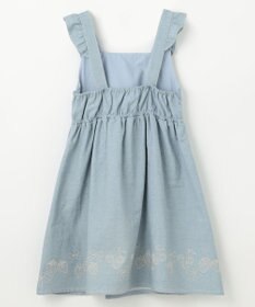 ANY KIDS 【チェリーベリーシリーズ】フルーツ 刺繍 ジャンパースカート