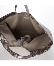 UNBILLION カシュカシュ cachecache / メタリックギャザーパッカブルトート