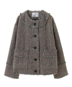 CRAFT STANDARD BOUTIQUE ツイードフリンジジャケット