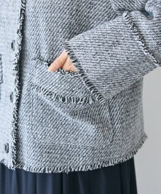 CRAFT STANDARD BOUTIQUE ツイードフリンジジャケット