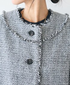 CRAFT STANDARD BOUTIQUE ツイードフリンジジャケット