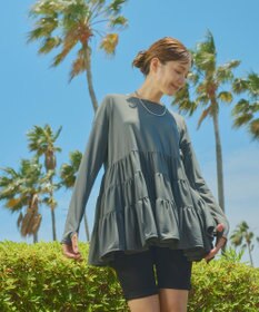 OP／FILA 【Ocean Pacific】フレアラッシュＴシャツ