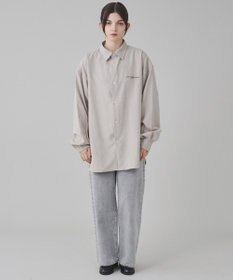 WEGO 【ユニセックス着用ITEM】フィブリルワンポイントBIGシャツ（長袖）