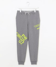 PW CIRCULUS 【MEN】【洗える/吸汗速乾/ストレッチ】ダンボール ロゴ ジャージー パンツ