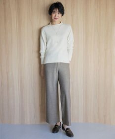 J.PRESS LADIES 【洗える】チェルビック セミワイド パンツ