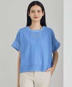 自由区 S 【カタログ掲載・2点SET】レースエッジ プルオーバー