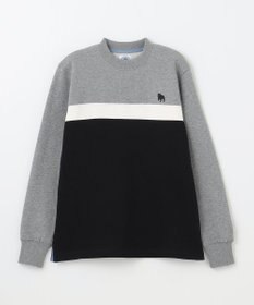 J.PRESS KIDS 【140-170cm】ブル刺繍 ブロッキングトレーナー