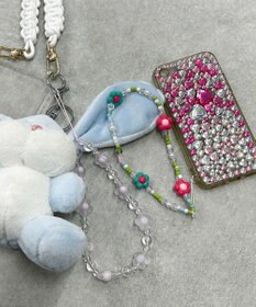 WEGO ビーズストラップキーホルダーB